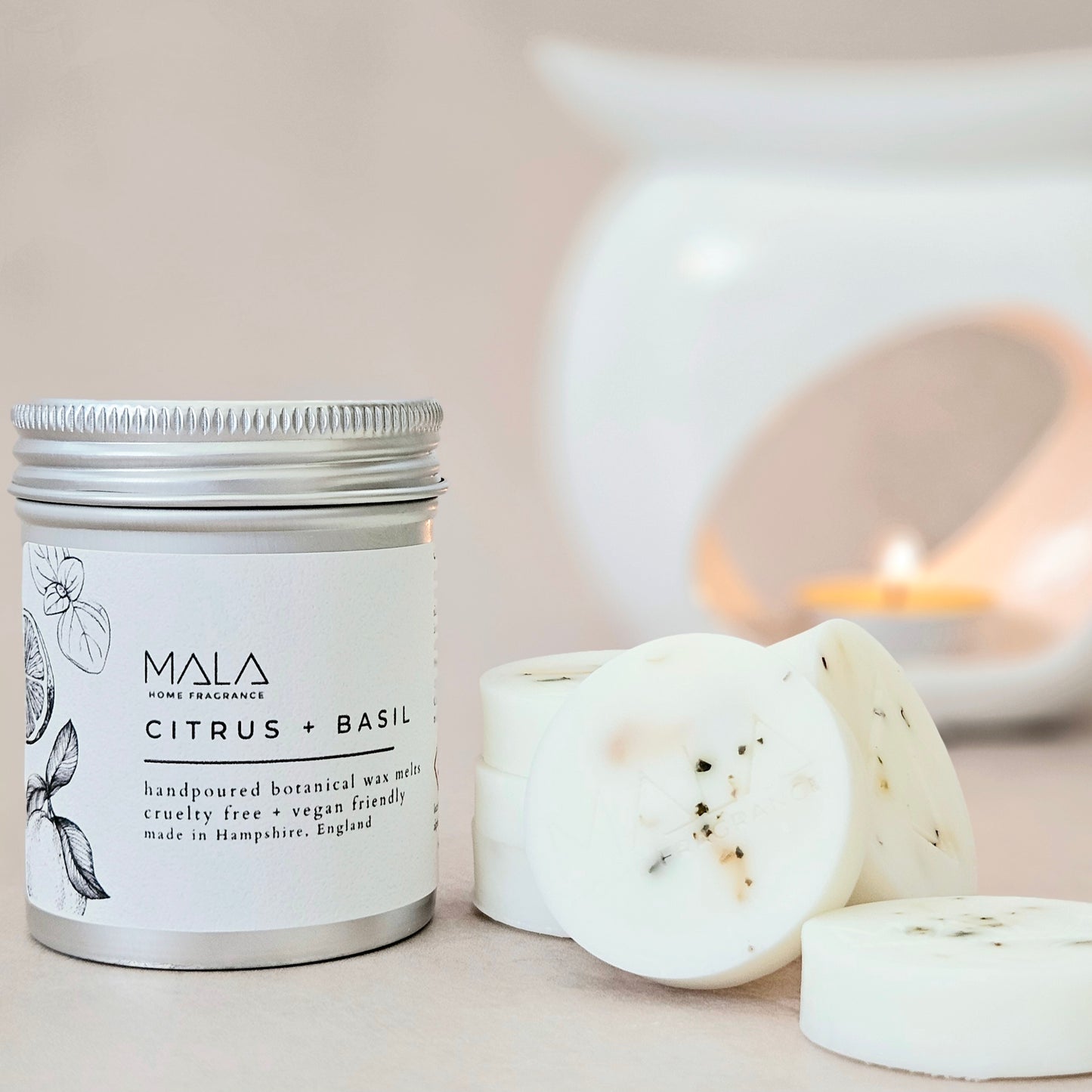 Citrus + Basil Wax Melts (DISCONTINUED)