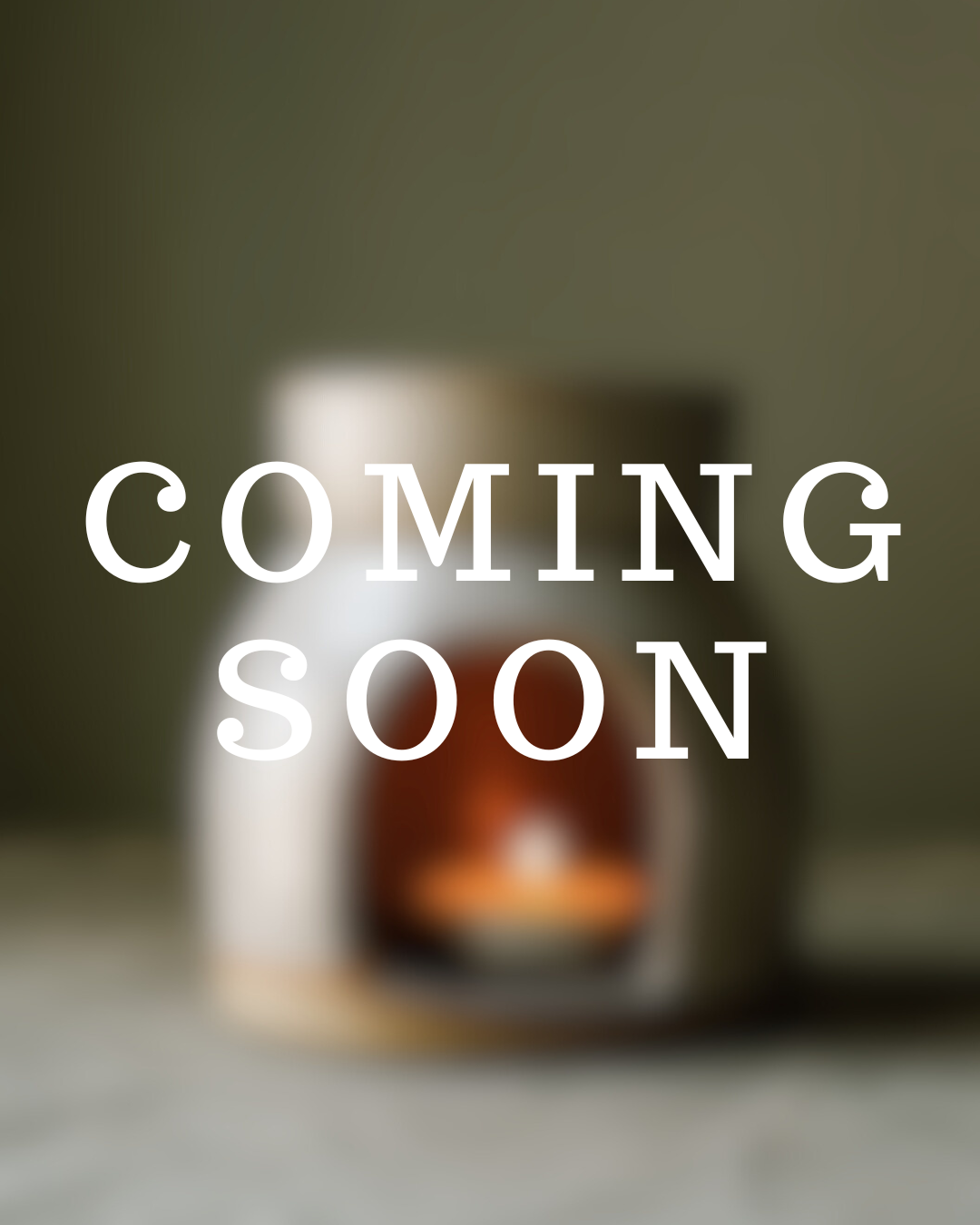 Hand-thrown Ceramic Wax Melt Burner - Natural/Buff