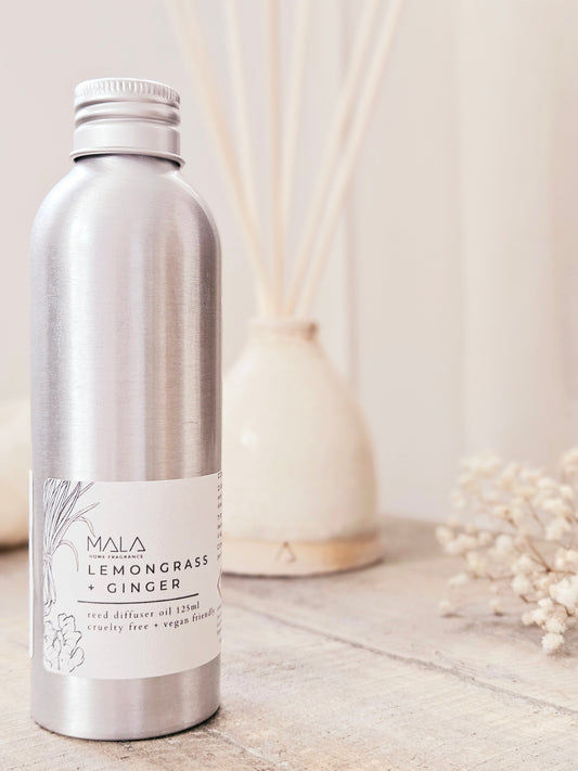 Reed Diffuser Oil - Lemongrass + Ginger