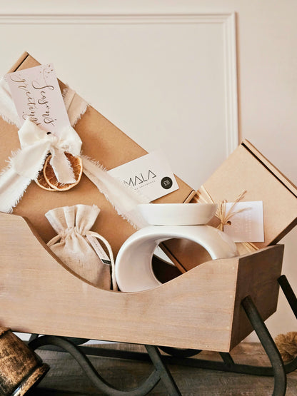 Wax Melt + Burner Festive Christmas Gift Box