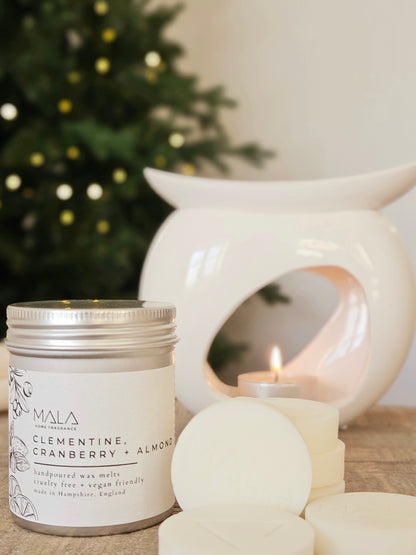 Clementine, Cranberry + Almond Wax Melts