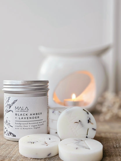 Black Amber + Lavender Wax Melts