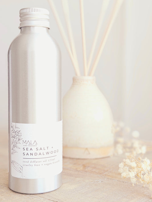 Reed Diffuser Oil - Sea Salt + Sandalwood
